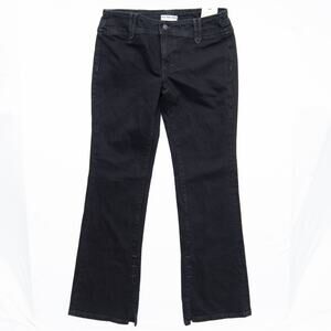 Free People We The Free Black Stillwater Low Rise Flare Jeans Size 28